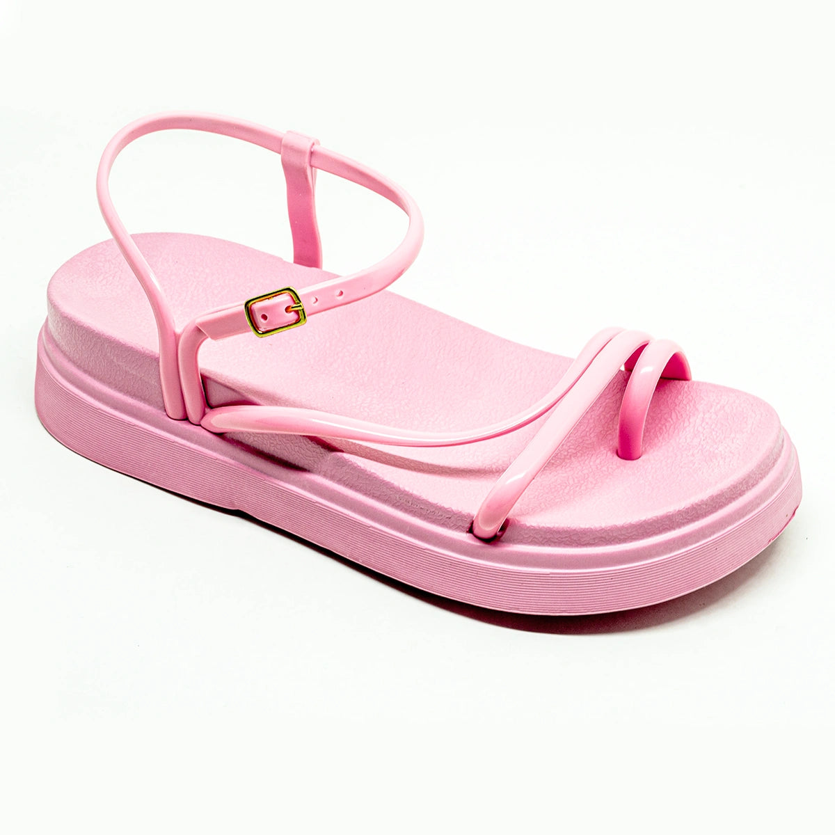 Sandália Feminina Plataforma Podlinda Glamour – Altura com conforto leve em EVA | UnicStep