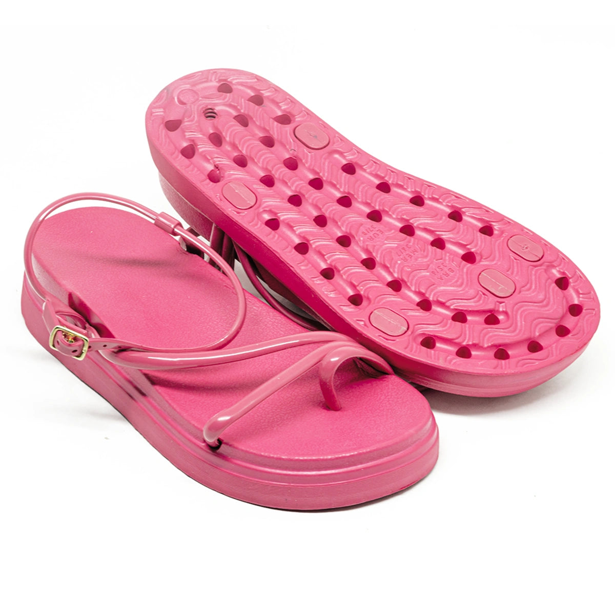 Sandália Feminina Plataforma Podlinda Glamour – Altura com conforto leve em EVA | UnicStep