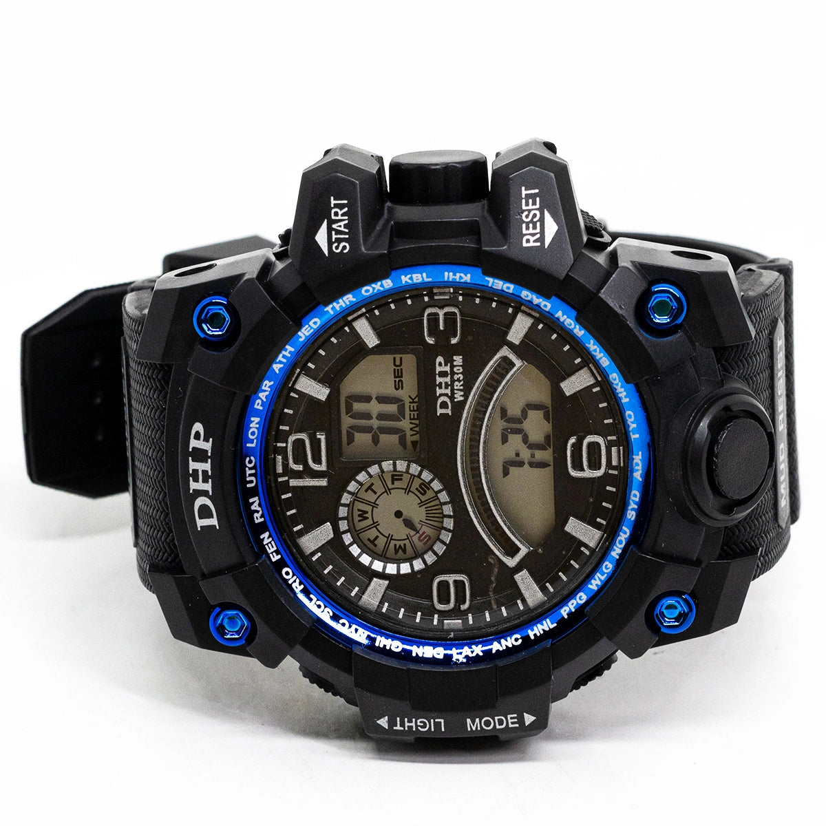 Relógio Digital DHP Voyager Masculino – Esportivo e Resistente à Água
