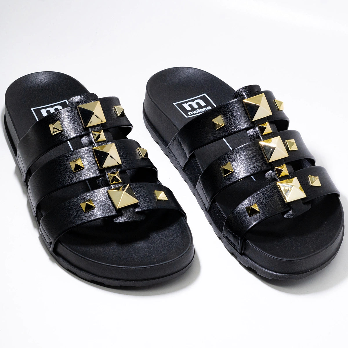 Sandália Papete Feminina Moleca Spike – Estilo Urbano com Conforto Diário | UnicStep