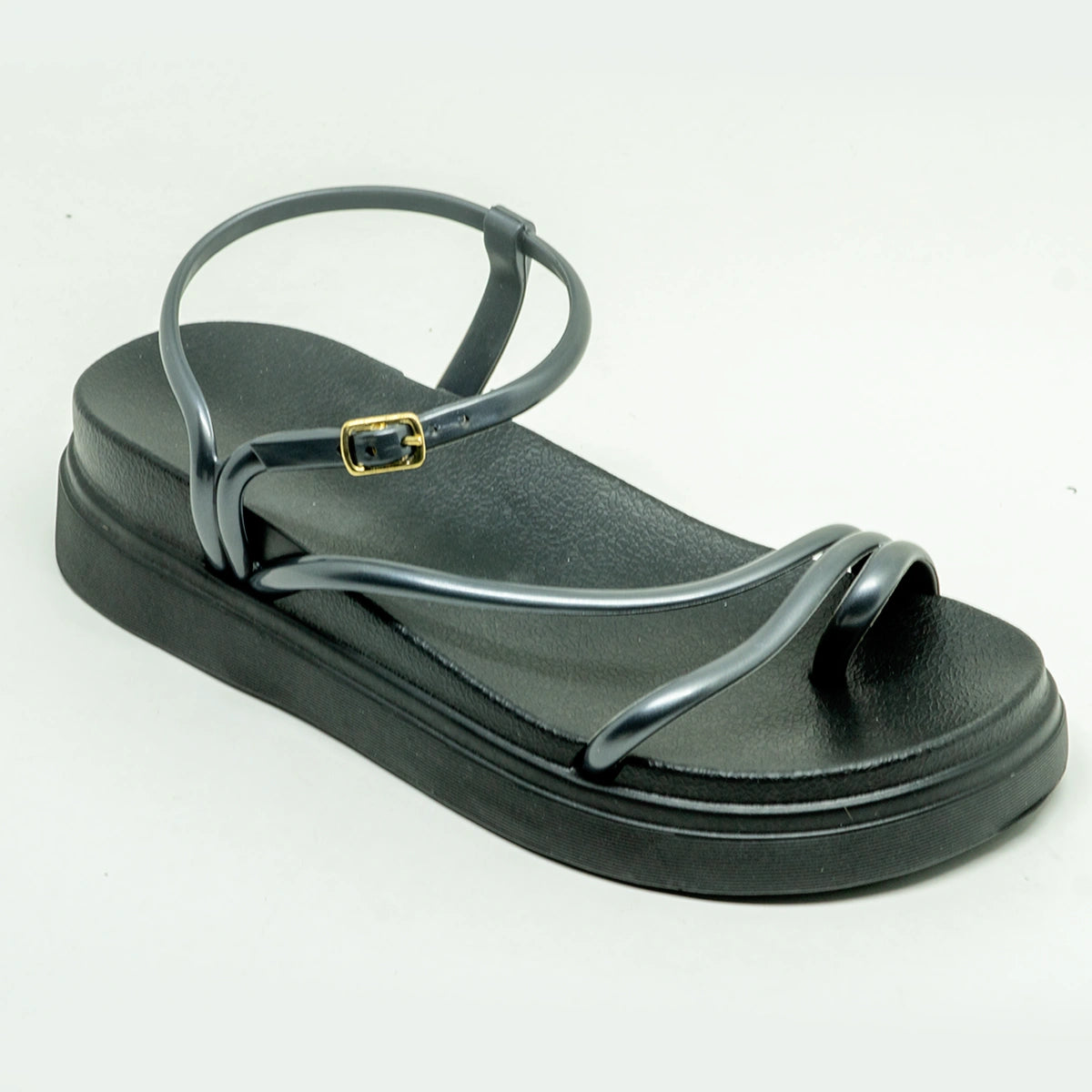 Sandália Feminina Plataforma Podlinda Glamour – Altura com conforto leve em EVA | UnicStep