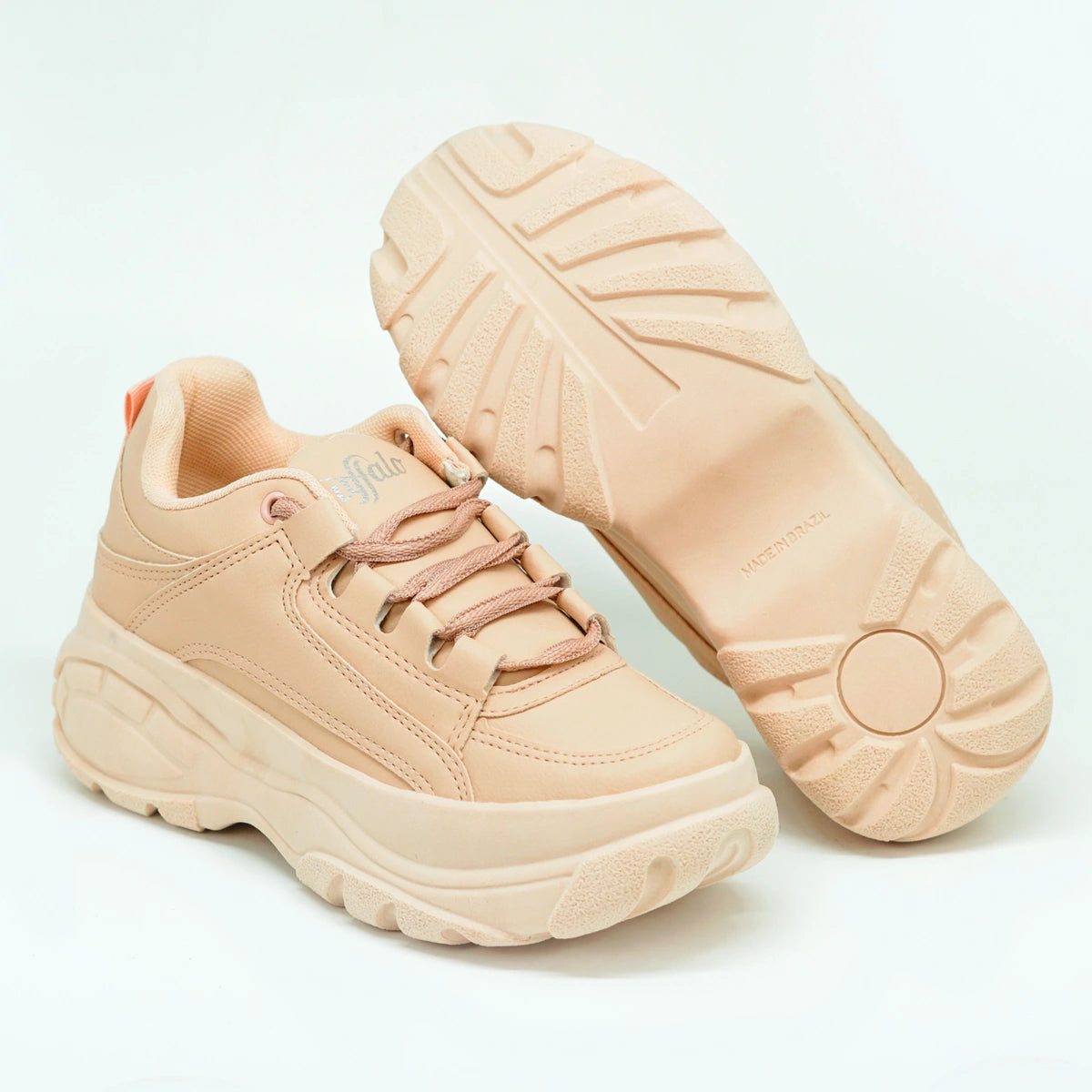 Tênis Plataforma Feminino Bufalo London – Tendência com Conforto | UnicStep