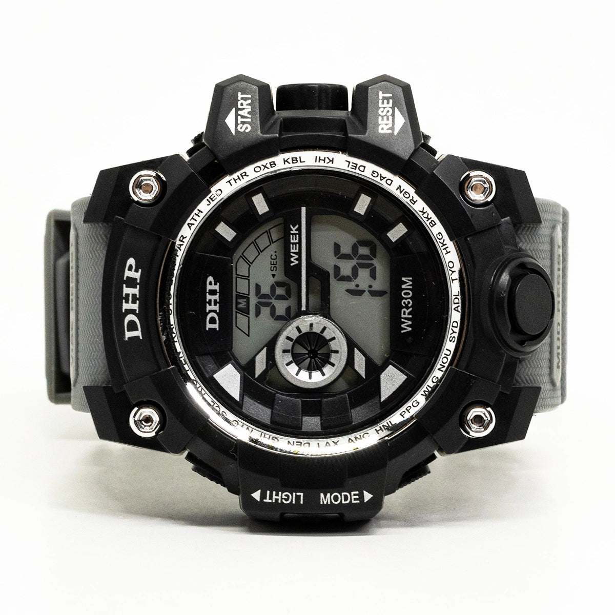 Relógio Digital DHP Voyager Masculino – Esportivo e Resistente à Água