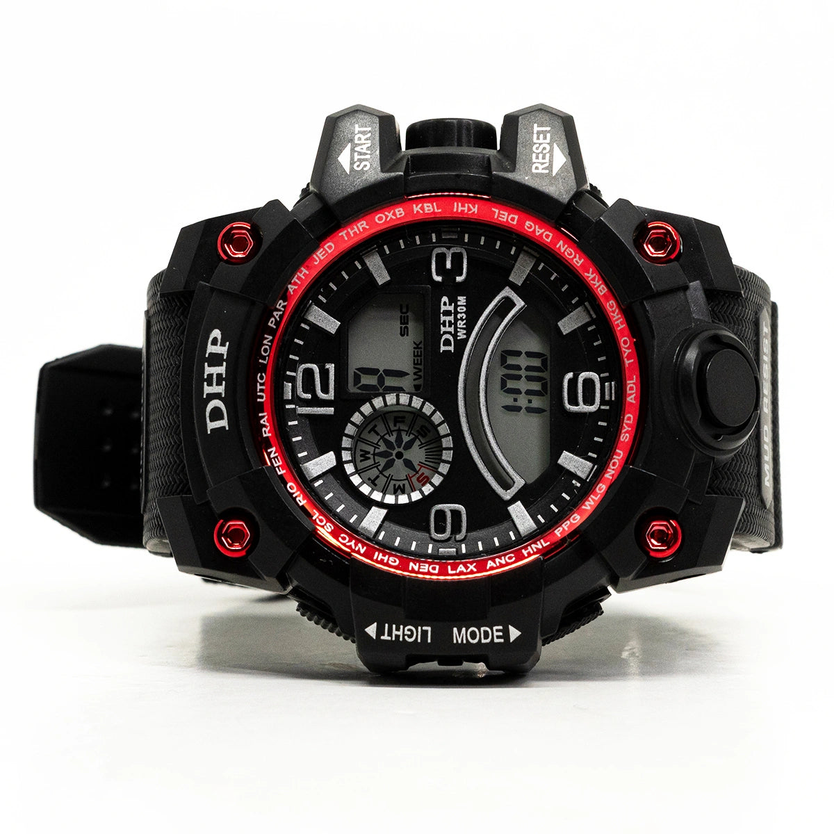 Relógio Digital DHP Voyager Masculino – Esportivo e Resistente à Água