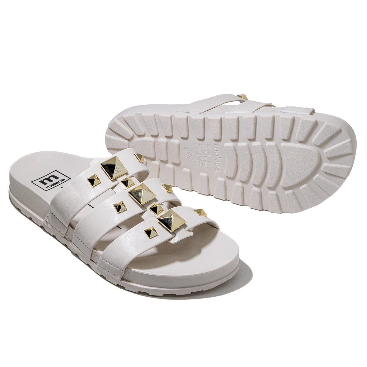 Sandália Papete Feminina Moleca Spike – Estilo Urbano com Conforto Diário | UnicStep