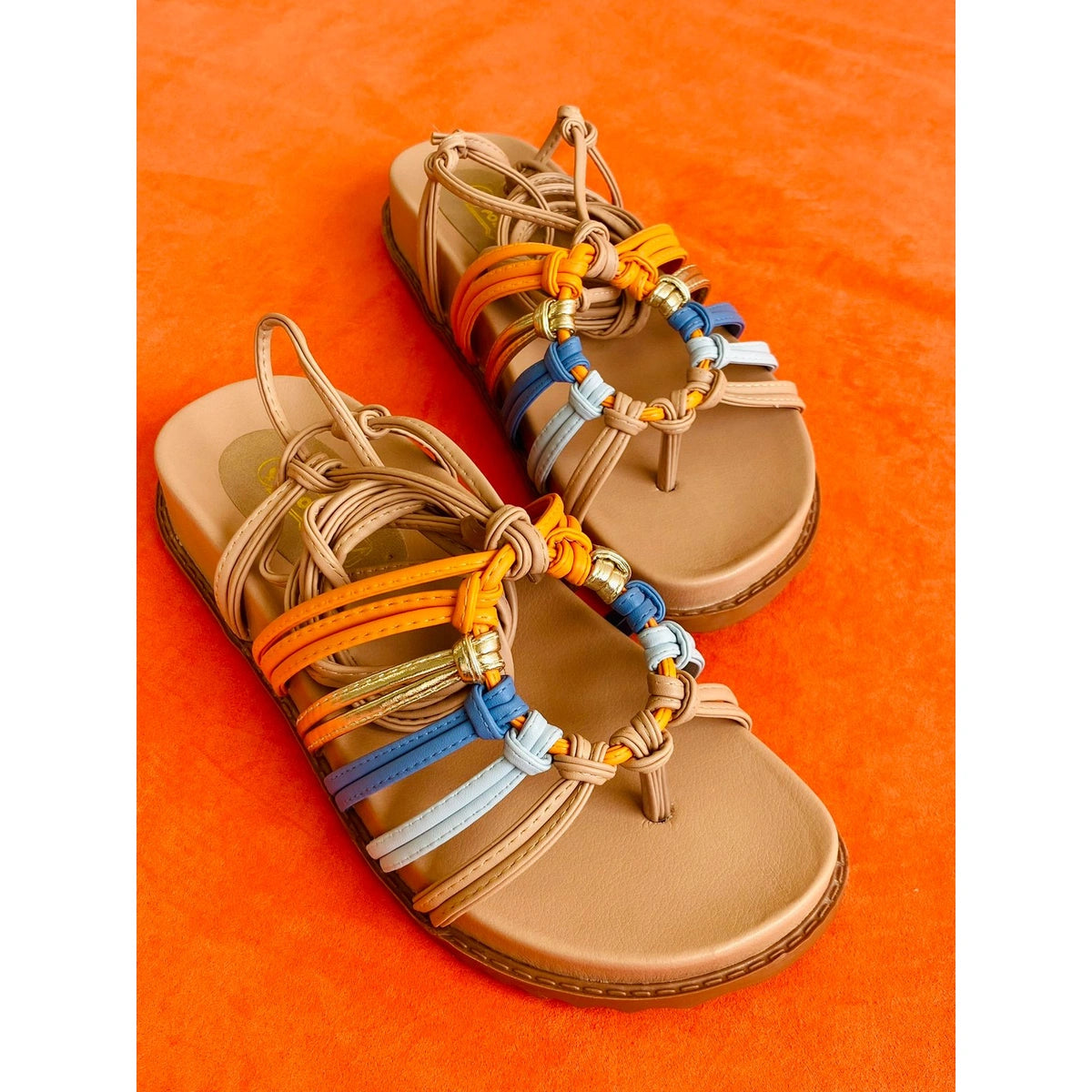 Sandália Papete Feminina de Amarração Podlinda – Conforto leve com estilo artesanal | UnicStep