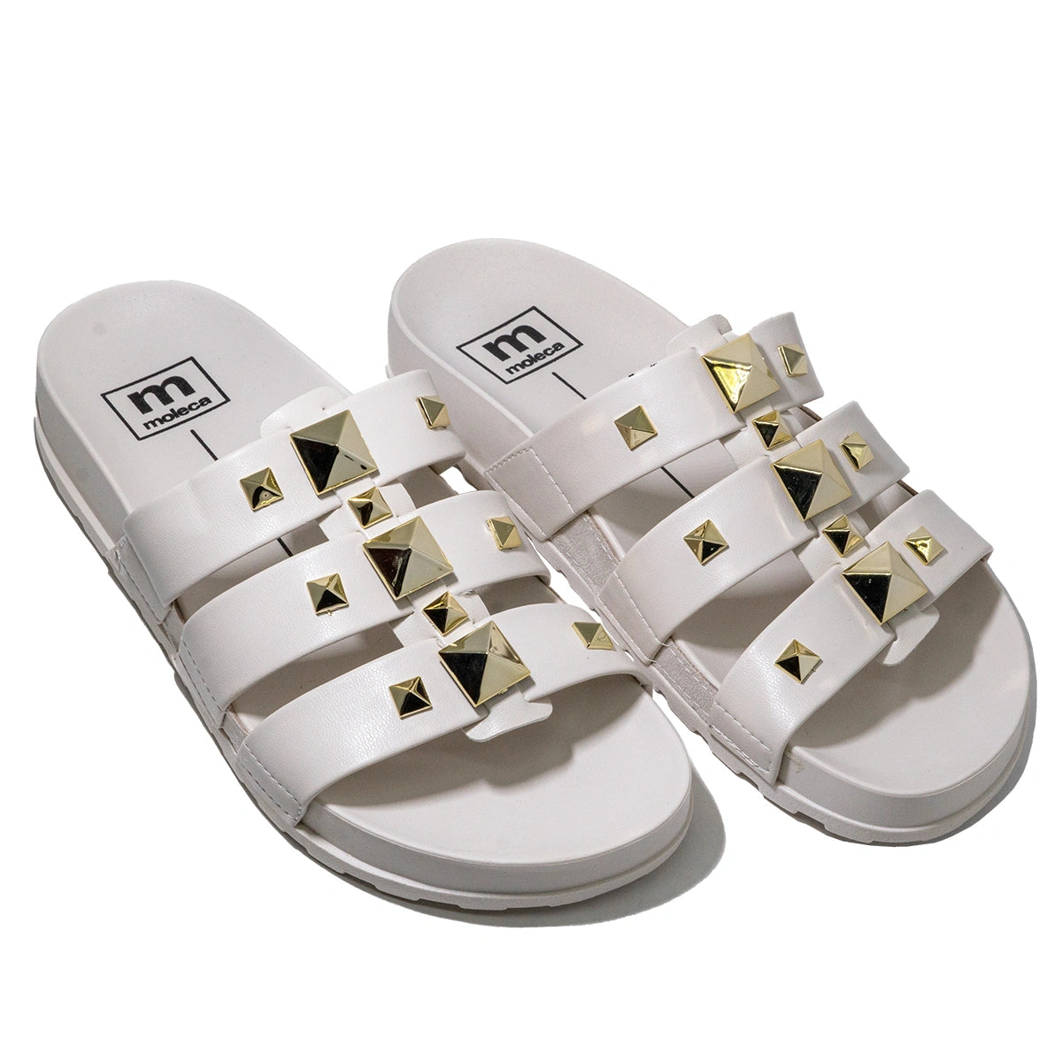 Sandália Papete Feminina Moleca Spike – Estilo Urbano com Conforto Diário | UnicStep