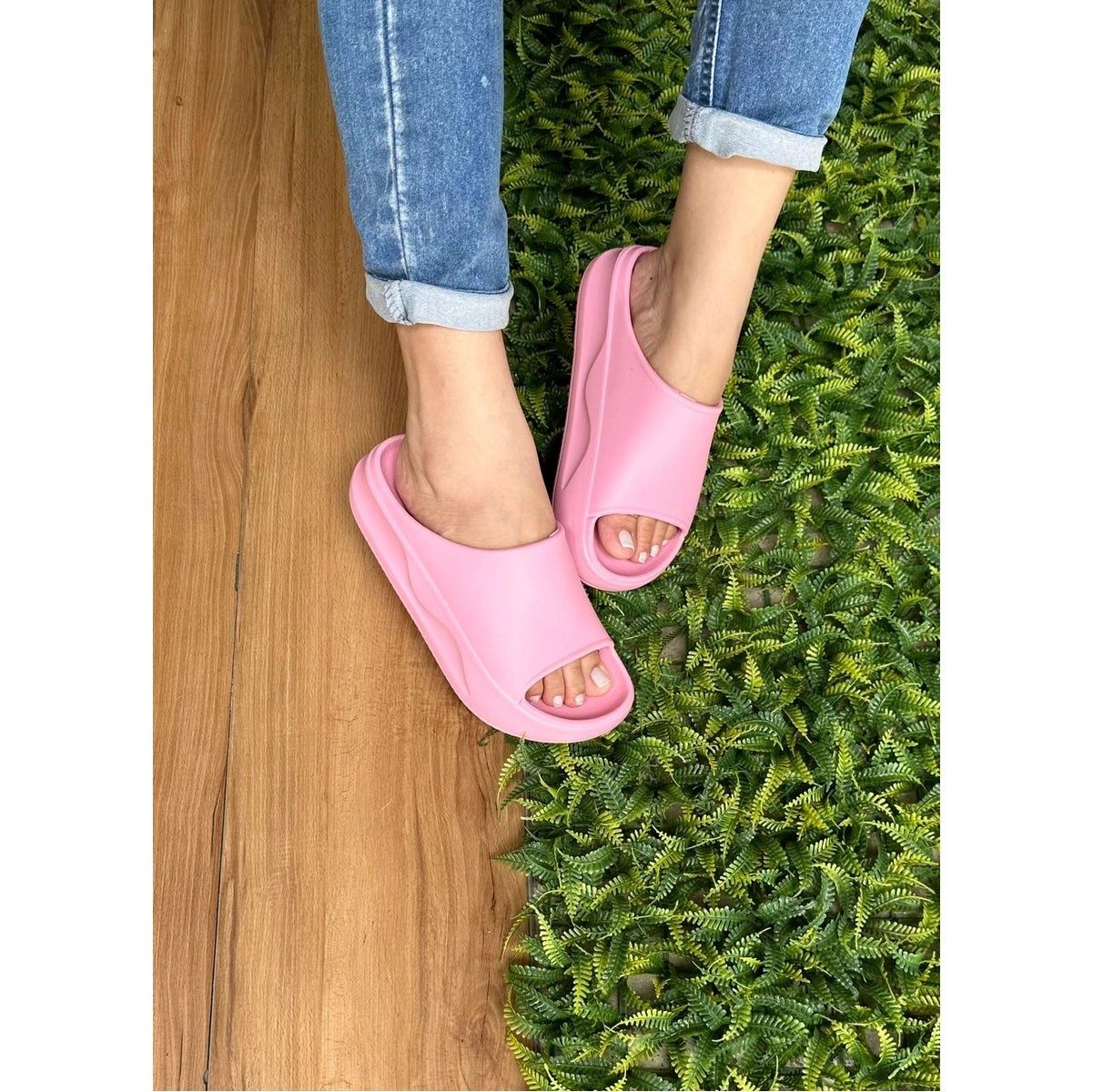 Chinelo Feminino Nuvem Slide Podlinda – Maciez e leveza em EVA | UnicStep