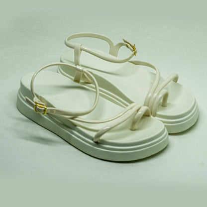 Sandália Feminina Plataforma Podlinda Glamour – Altura com conforto leve em EVA | UnicStep