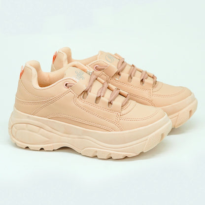 Tênis Plataforma Feminino Bufalo London – Tendência com Conforto | UnicStep