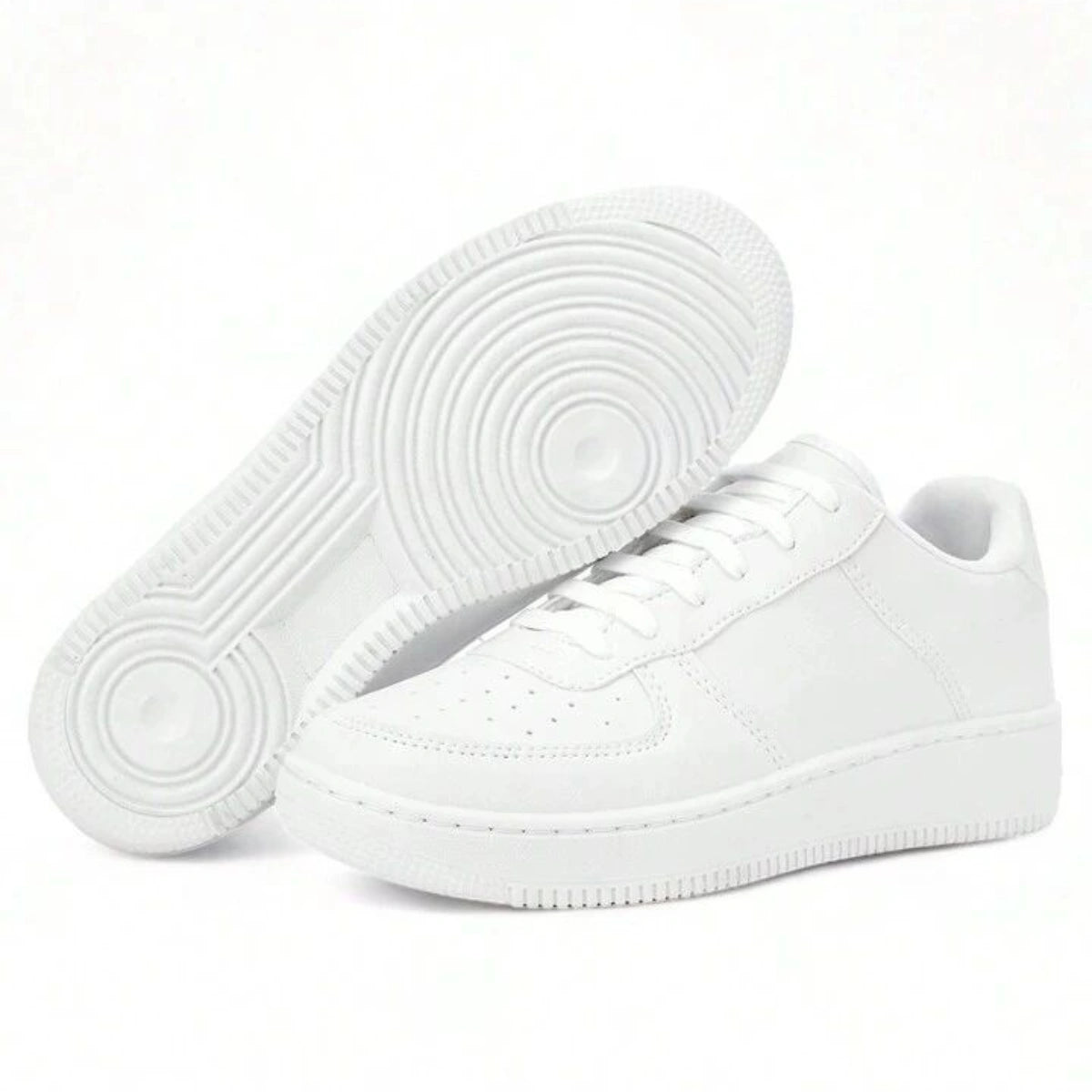 Tênis Force Classic Sneaker – Branco, Casual e Estiloso | UnicStep