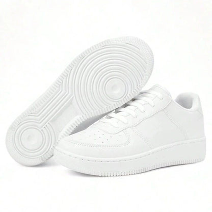 Tênis Force Classic Sneaker – Branco, Casual e Estiloso | UnicStep