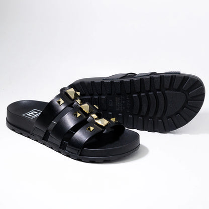 Sandália Papete Feminina Moleca Spike – Estilo Urbano com Conforto Diário | UnicStep