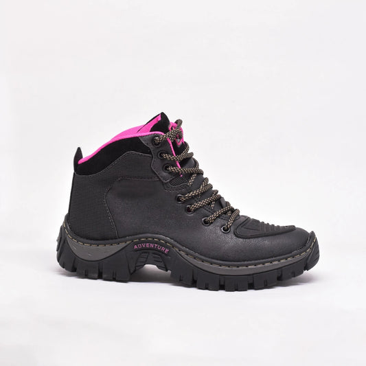 Bota Feminina Adventure Couro Sintético | UnicStep