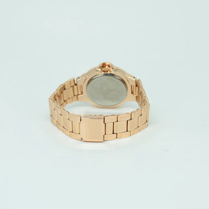 Relógio Feminino Classic Dourado – Elegância Atemporal em Aço Inoxidável
