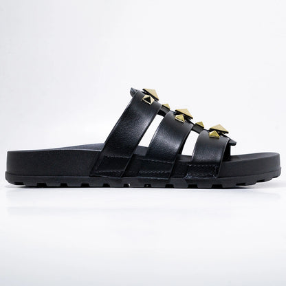 Sandália Papete Feminina Moleca Spike – Estilo Urbano com Conforto Diário | UnicStep