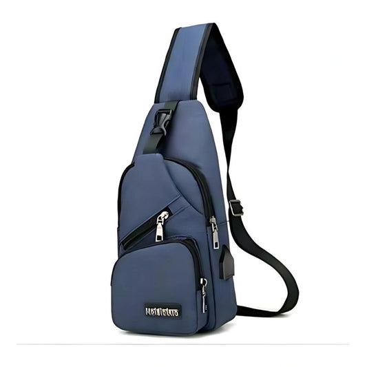 Bolsa Masculina B4 com Carregador USB – Praticidade e Estilo Urbano