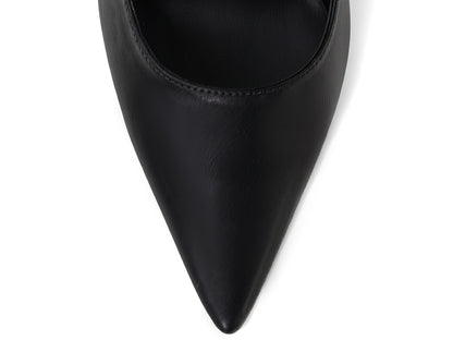 Scarpin Mary Jane Slingback Salto Alto 8,5 cm