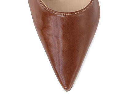 Scarpin Mary Jane Slingback Salto Alto 8,5 cm
