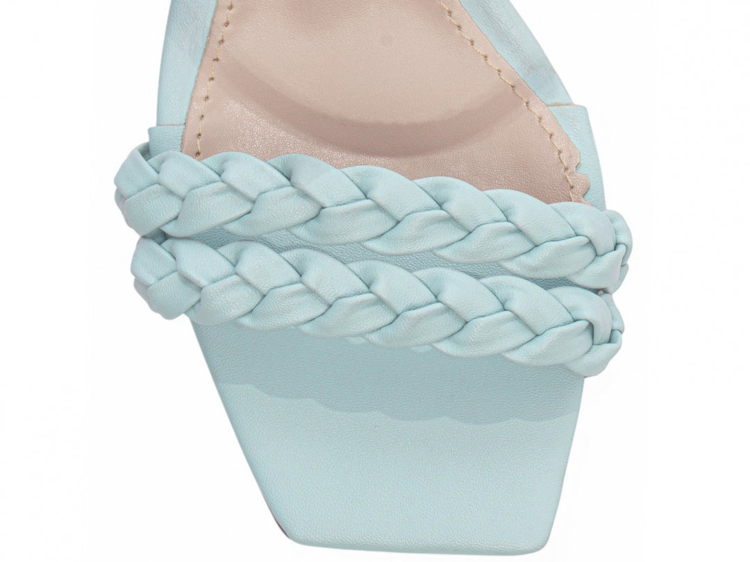 Sandália Feminina Salto Grosso Trançada – Elegância e Conforto Diário