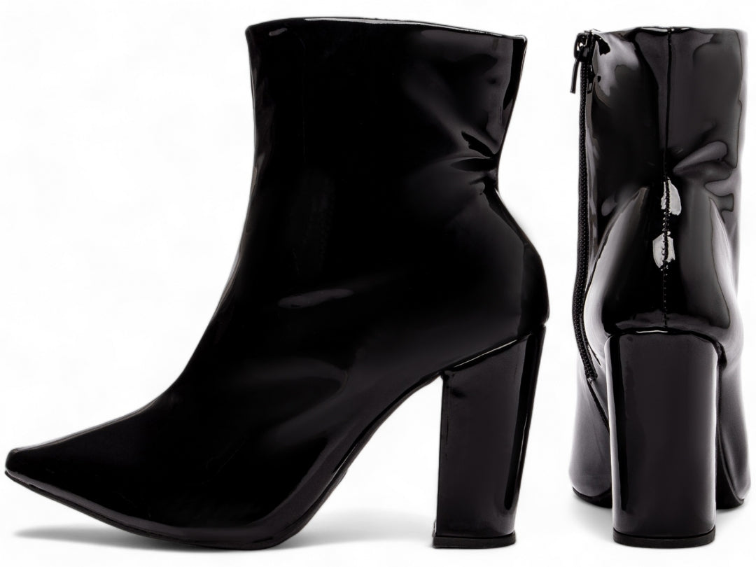 Bota Feminina Cano Curto Salto Alto – Elegância e Conforto no Dia a Dia