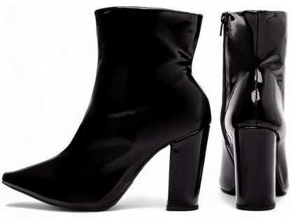 Bota Feminina Cano Curto Salto Alto – Elegância e Conforto no Dia a Dia