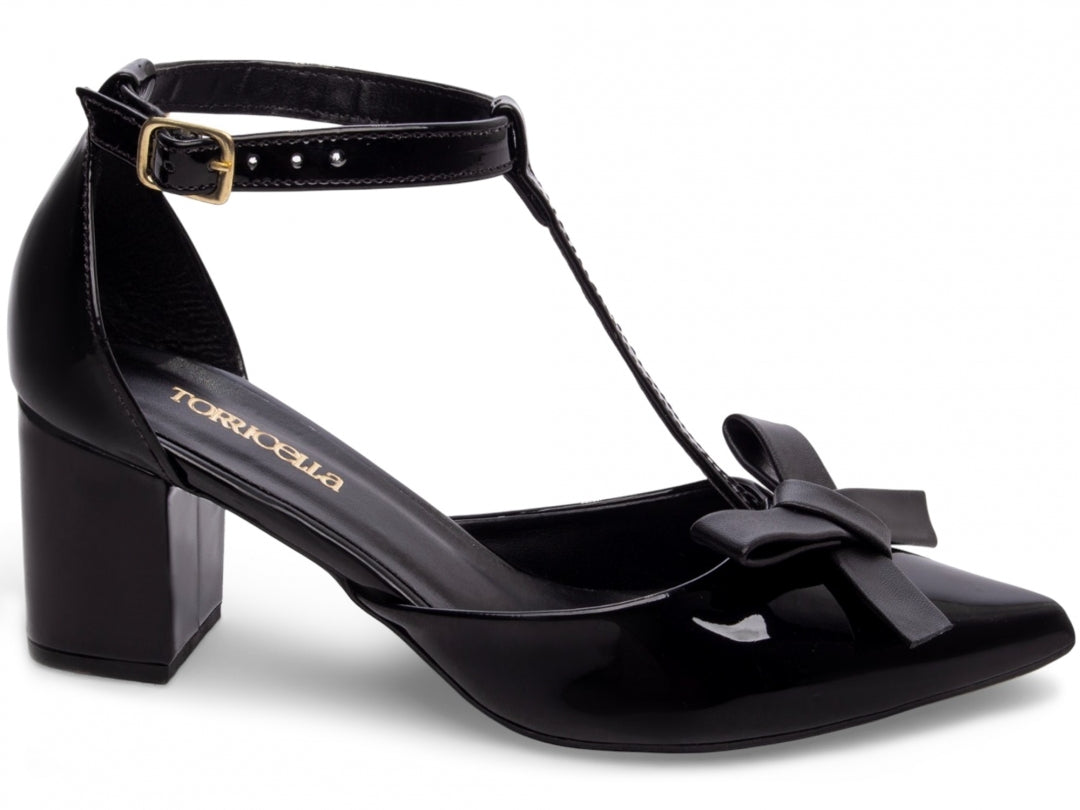 Scarpin Feminino Elegante com Laço e Salto Confortável