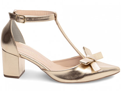 Scarpin Feminino Elegante com Laço e Salto Confortável