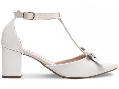 Scarpin Feminino Elegante com Laço e Salto Confortável