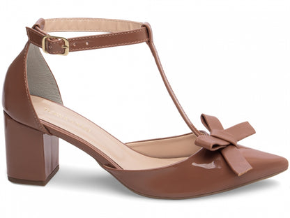 Scarpin Feminino Elegante com Laço e Salto Confortável