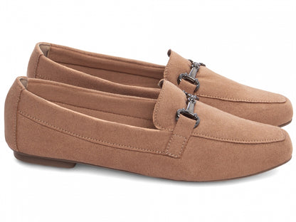 Mocassim Feminino Camurça Rose – Leveza, Conforto e Elegância Casual