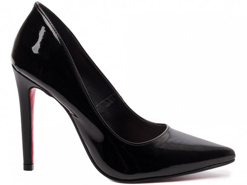 Scarpin Verniz Bico Fino com Salto Alto 12cm