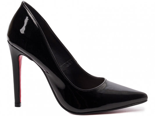 Scarpin Verniz Bico Fino com Salto Alto 12cm
