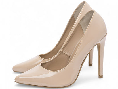 Scarpin Verniz Bico Fino com Salto Alto 12cm