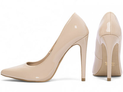 Scarpin Verniz Bico Fino com Salto Alto 12cm