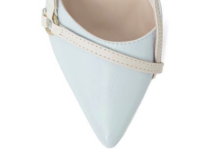 Scarpin Slingback Feminino Bico Fino Salto Fino 9 cm