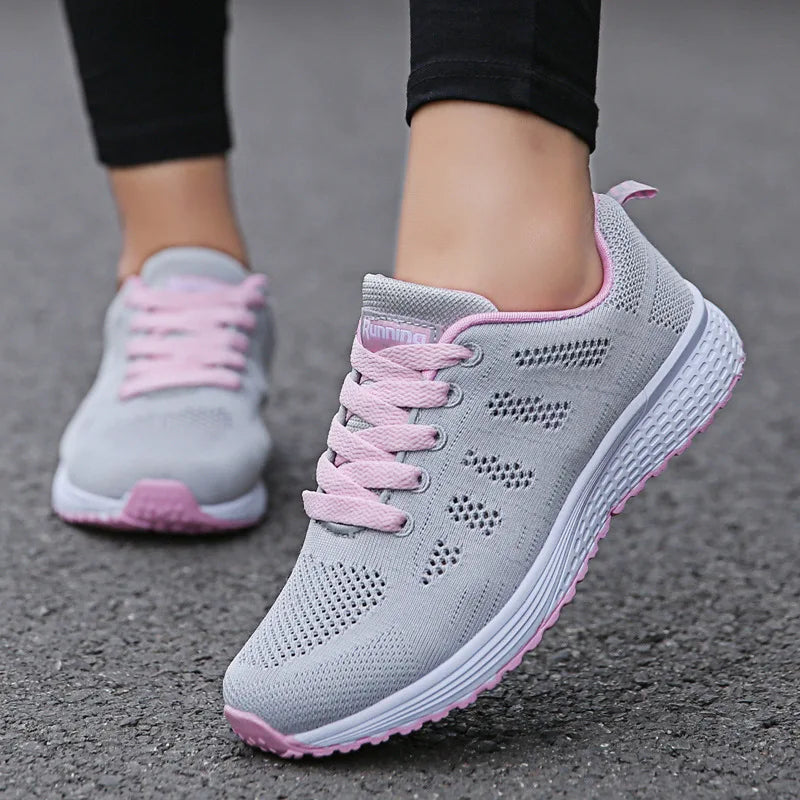 Tênis Feminino Para Caminhada rosa